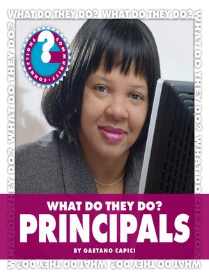 cover image of What Do They Do? Principals